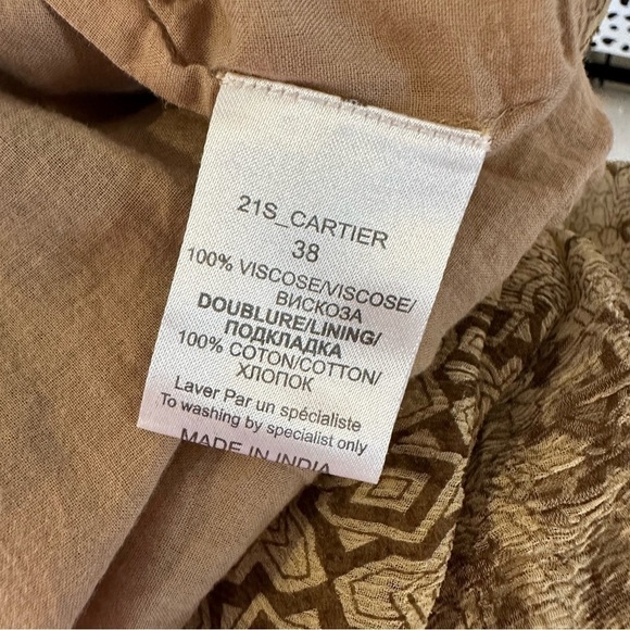 Mes Demoiselles geometric printed chiffon maxi dress - Picture 8 of 10